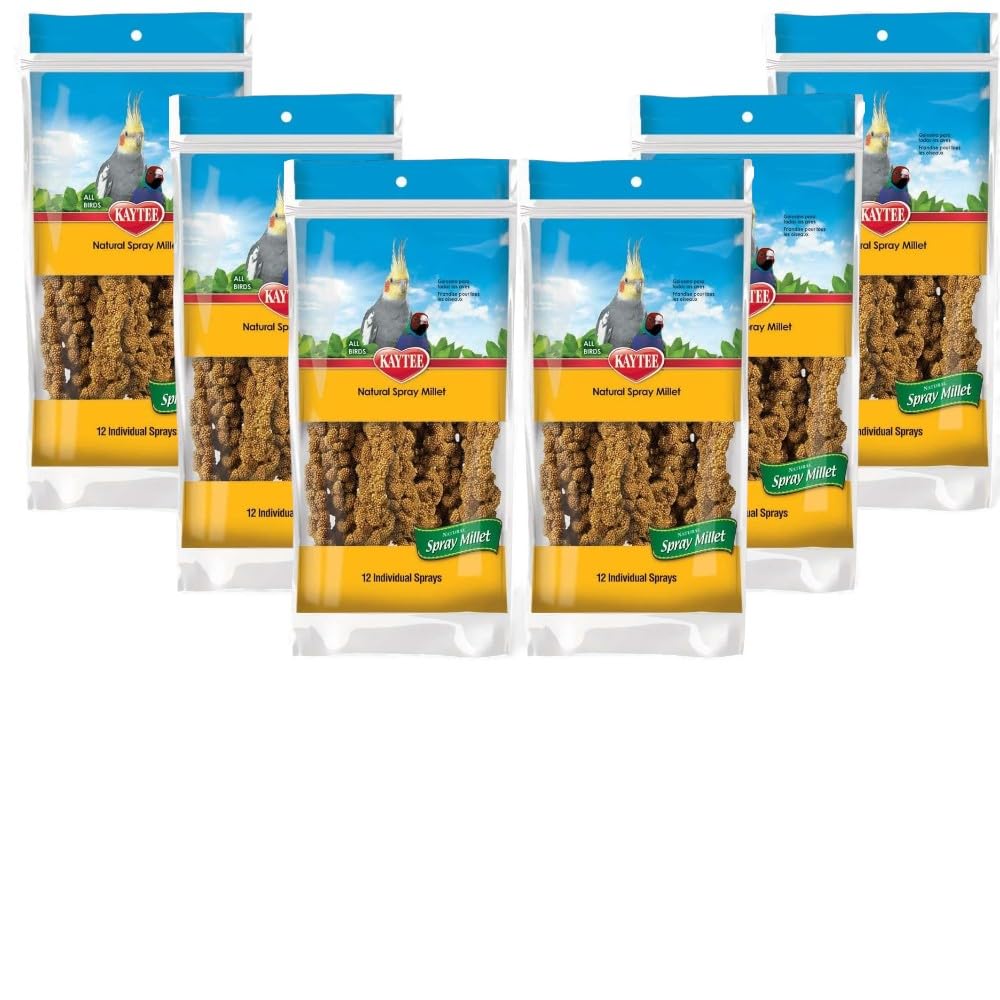 Amazon.com : Natural Millet Spray 12count. 6 Pack Bundle, 72 Total